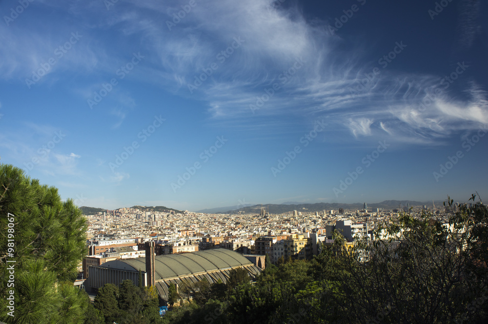 Panorama Of Barcelona