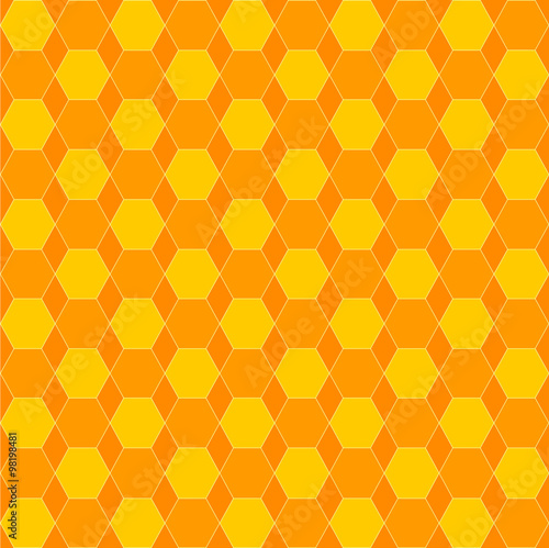 honeycomb yellow and orange