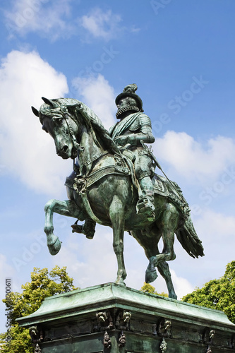 Famous historical statue at Noordeinde  The Hague  The Netherlands