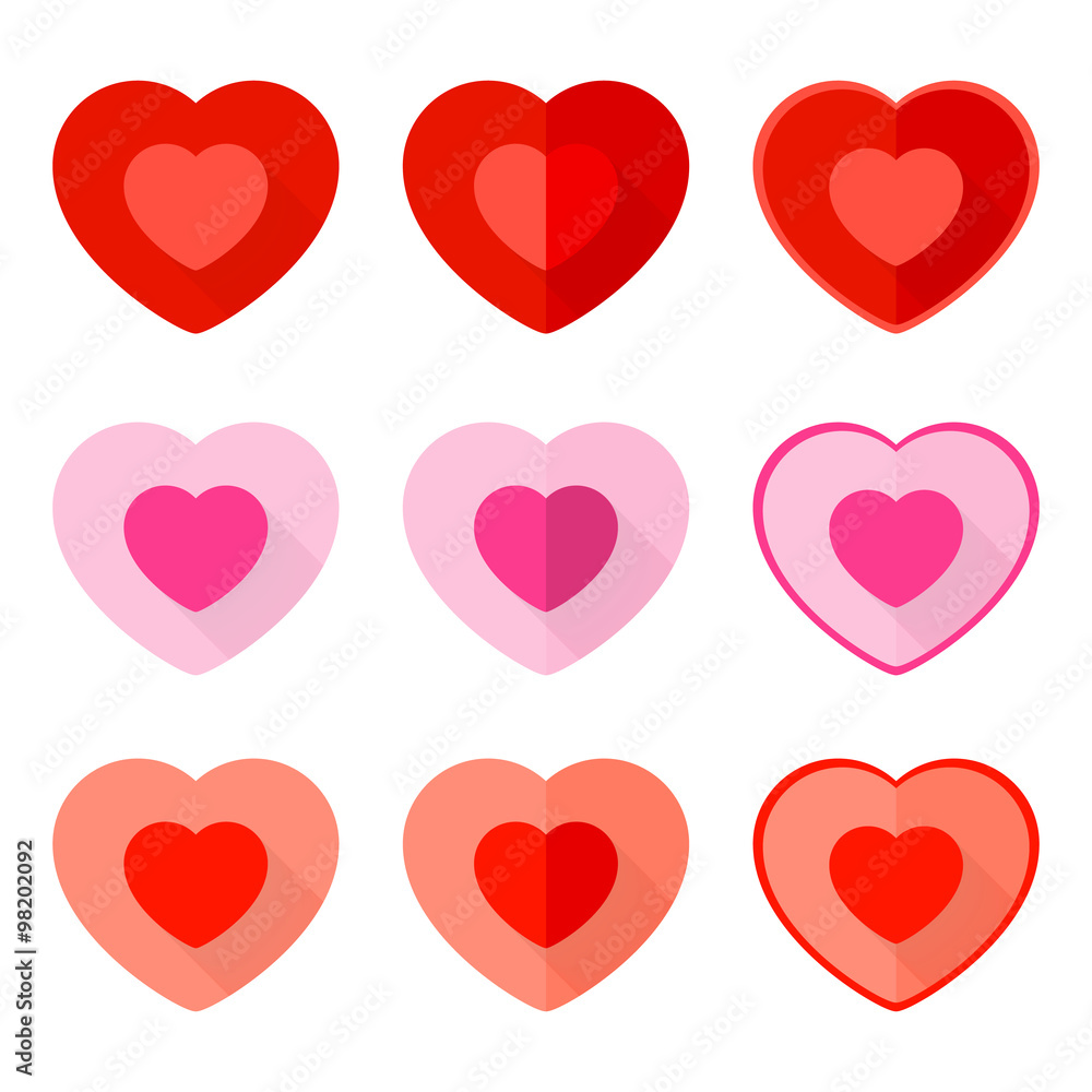 Valentine Flat Icon Heart