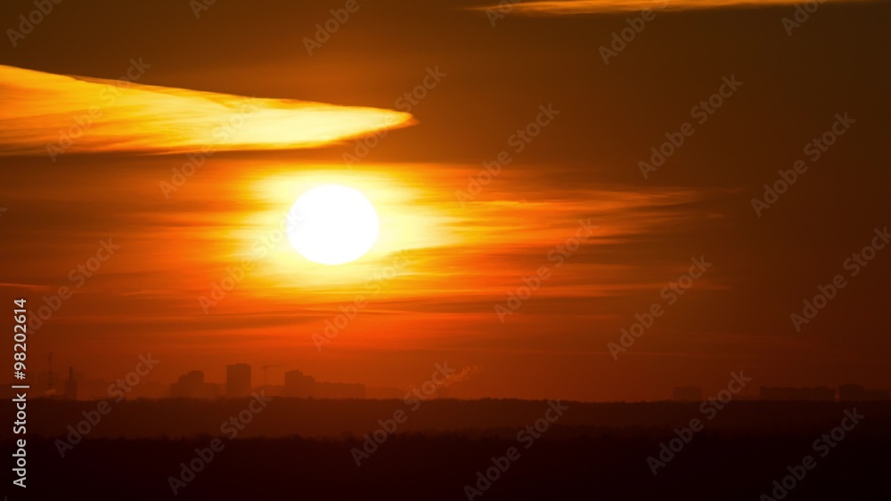 Perfect Time Lapse of sunrise, magic hour Perfect Time Lapse of sunrise, magic hour