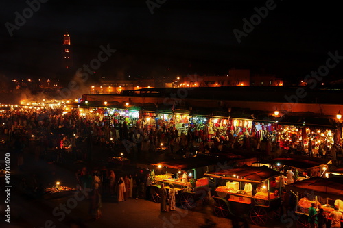 Marrakech market,  Marocoo Night Market photo