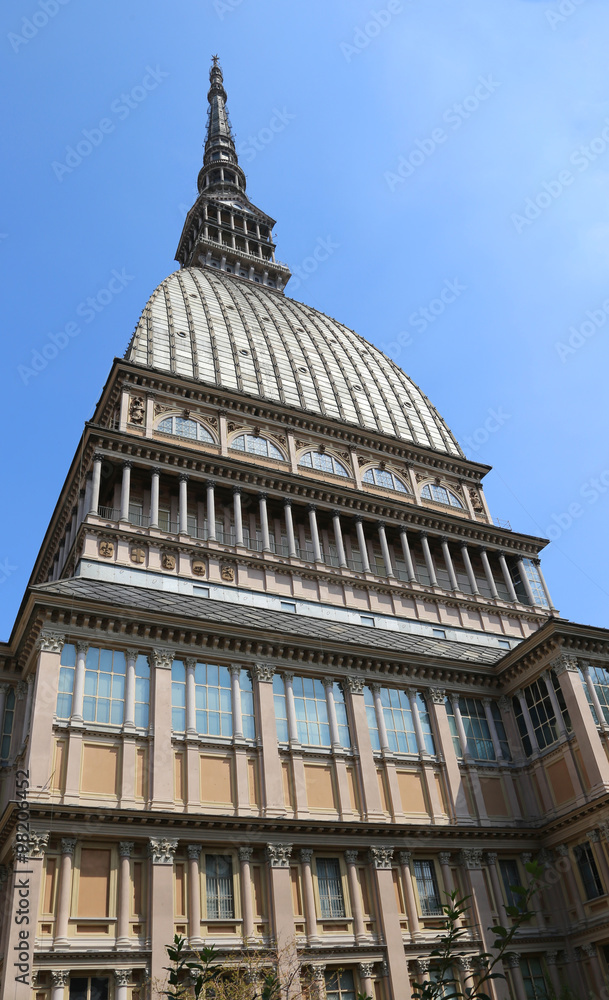 Mole Antonelliana historical building  of Turin city
