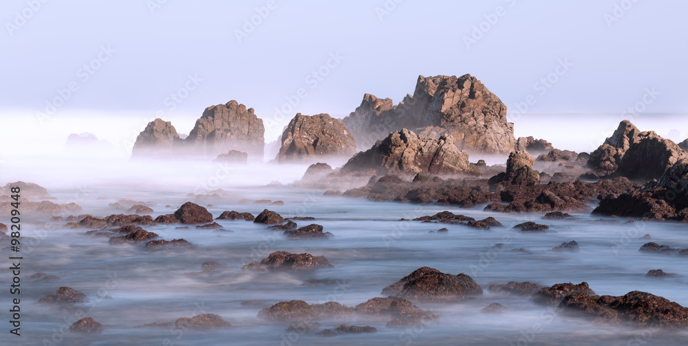 Obraz premium Coastline cliff