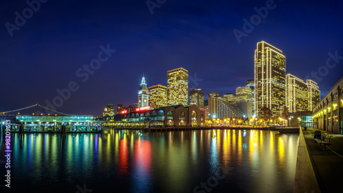San Francisco Embarcadero at Night