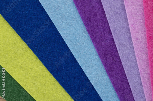 colorfull soft pattern macro felts