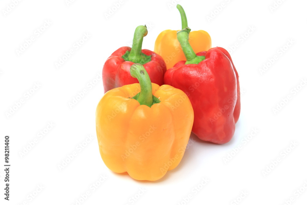 Sweet Pepper isolated on white background Sweet Pepper isolated on white background