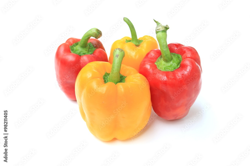 Sweet Pepper isolated on white background