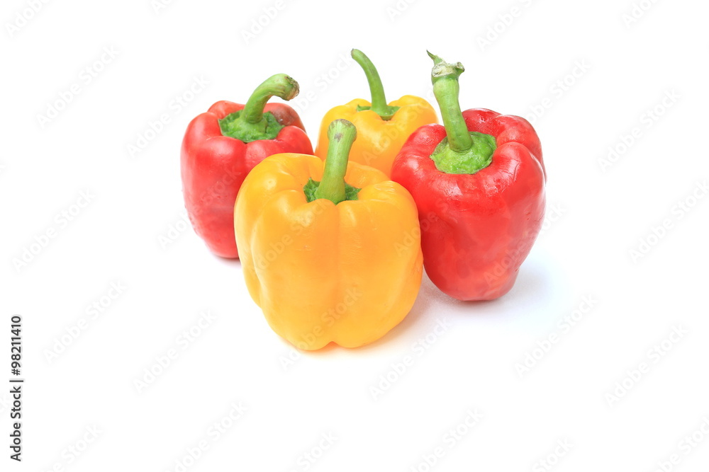 Sweet Pepper isolated on white background Sweet Pepper isolated on white background