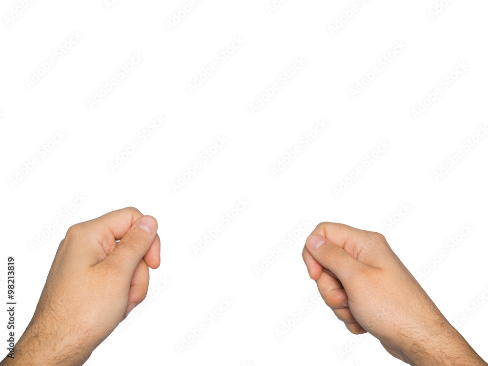 Two male hands Two male hands