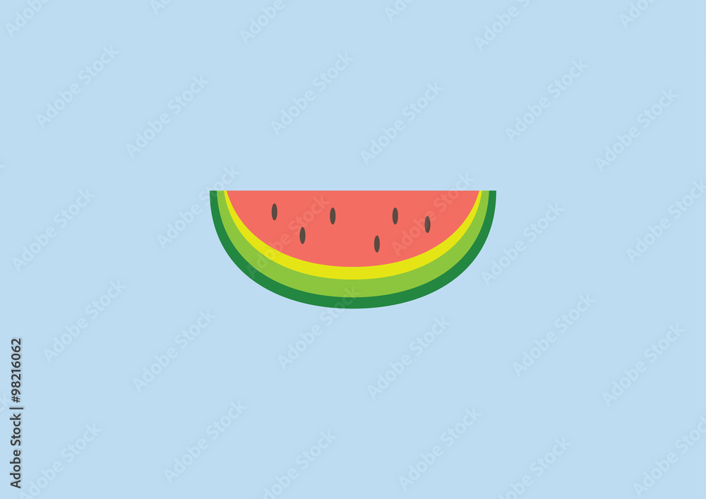 Watermelon Fruit Vector Watermelon Fruit Vector