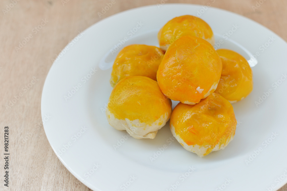 Chinese Pastry or Moon cake, dessert for Chinese new year.