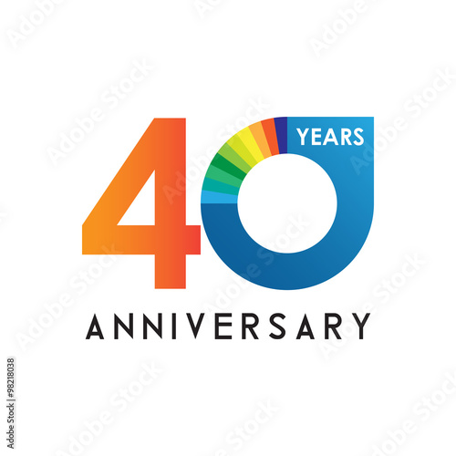 40 anniversary chart logo