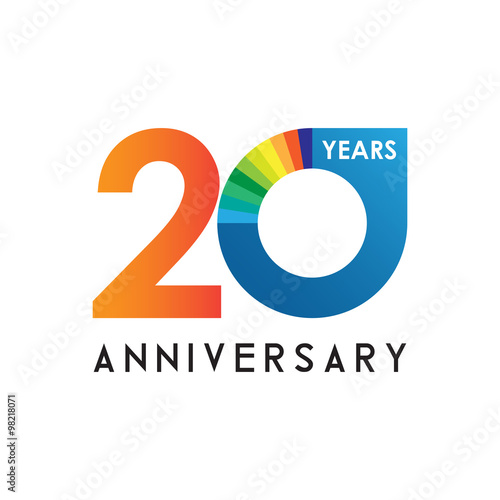 20 anniversary chart logo
