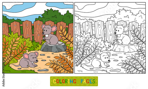 Coloring book (mouse)