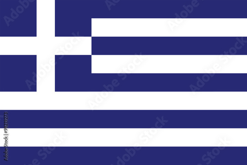 Vector of Greek flag.