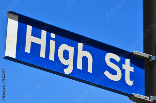 High Street Sign