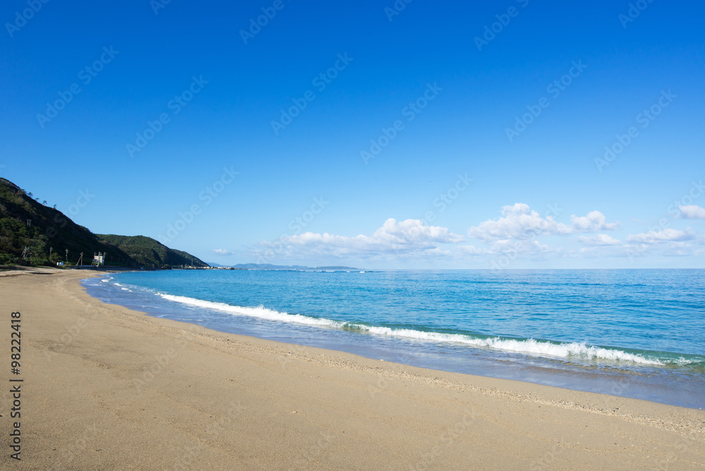 沖縄のビーチ・饒波海岸