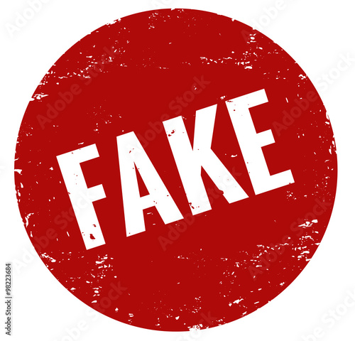 Fake Stempel rot