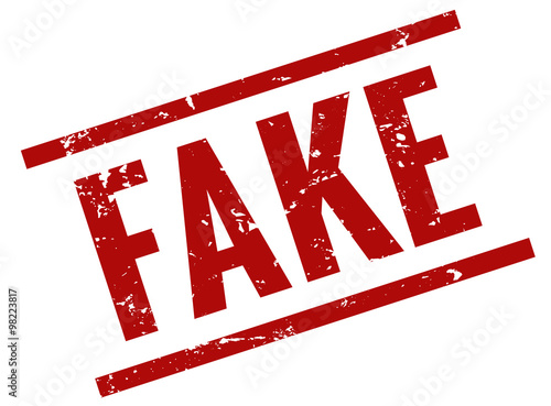 Fake Stempel rot