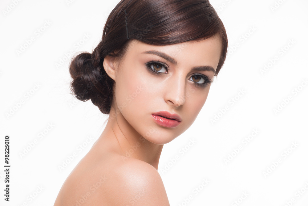 Fototapeta premium Woman with fashion makeup