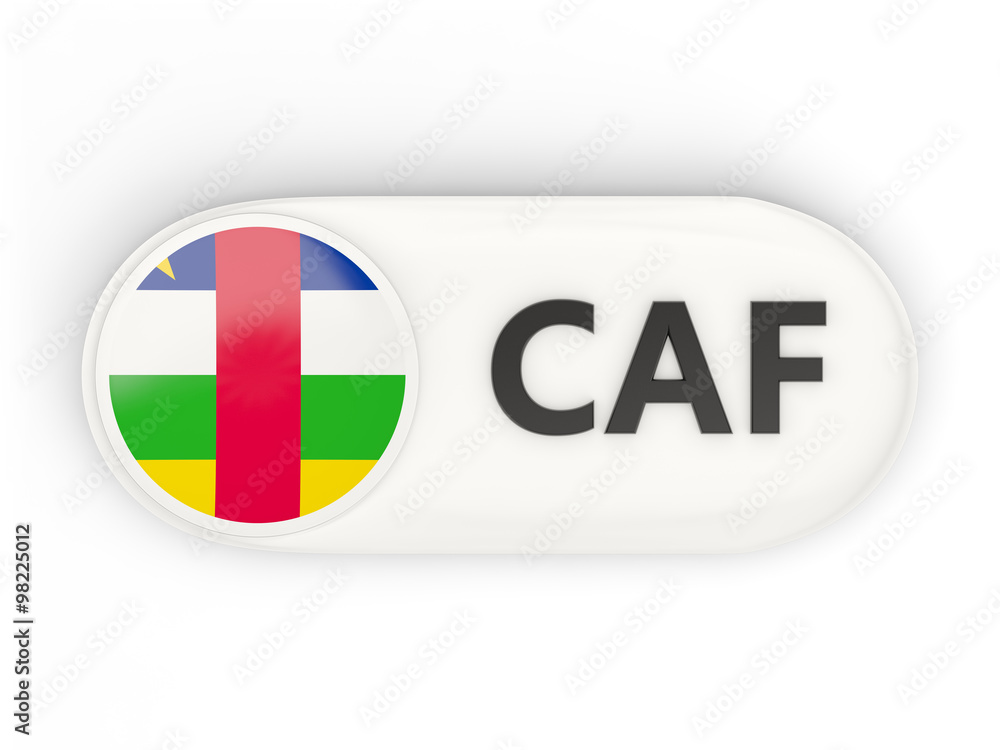 Round icon with flag of central african republic Round icon with flag of central african republic
