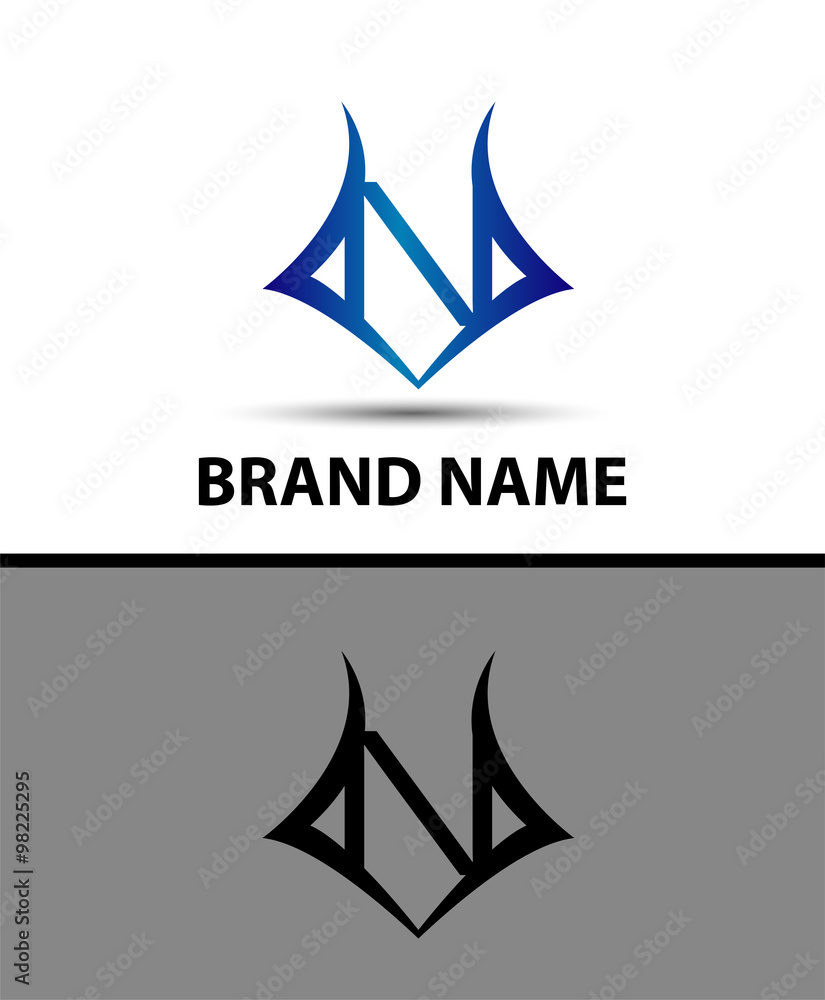 Letter N logo. Business logo vector illustration
Letter N logo. Business logo vector illustration