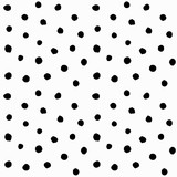 Hand drawn small polka dots