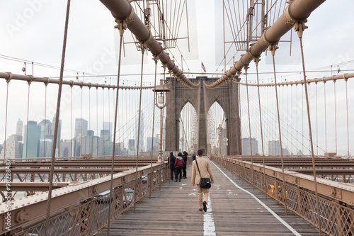 Brooklyn bridge, New York City. photo