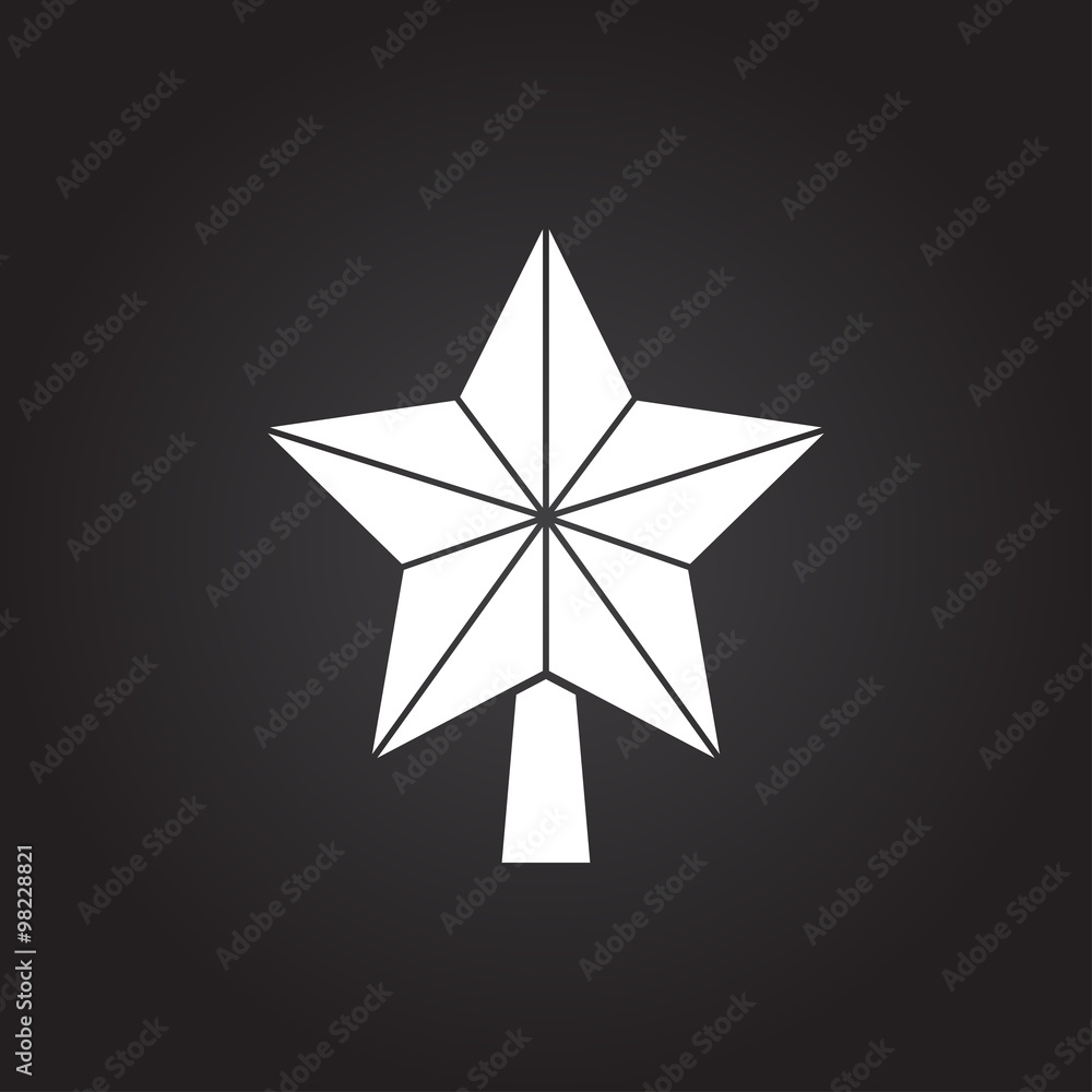 Fototapeta premium Vector christmas icon.