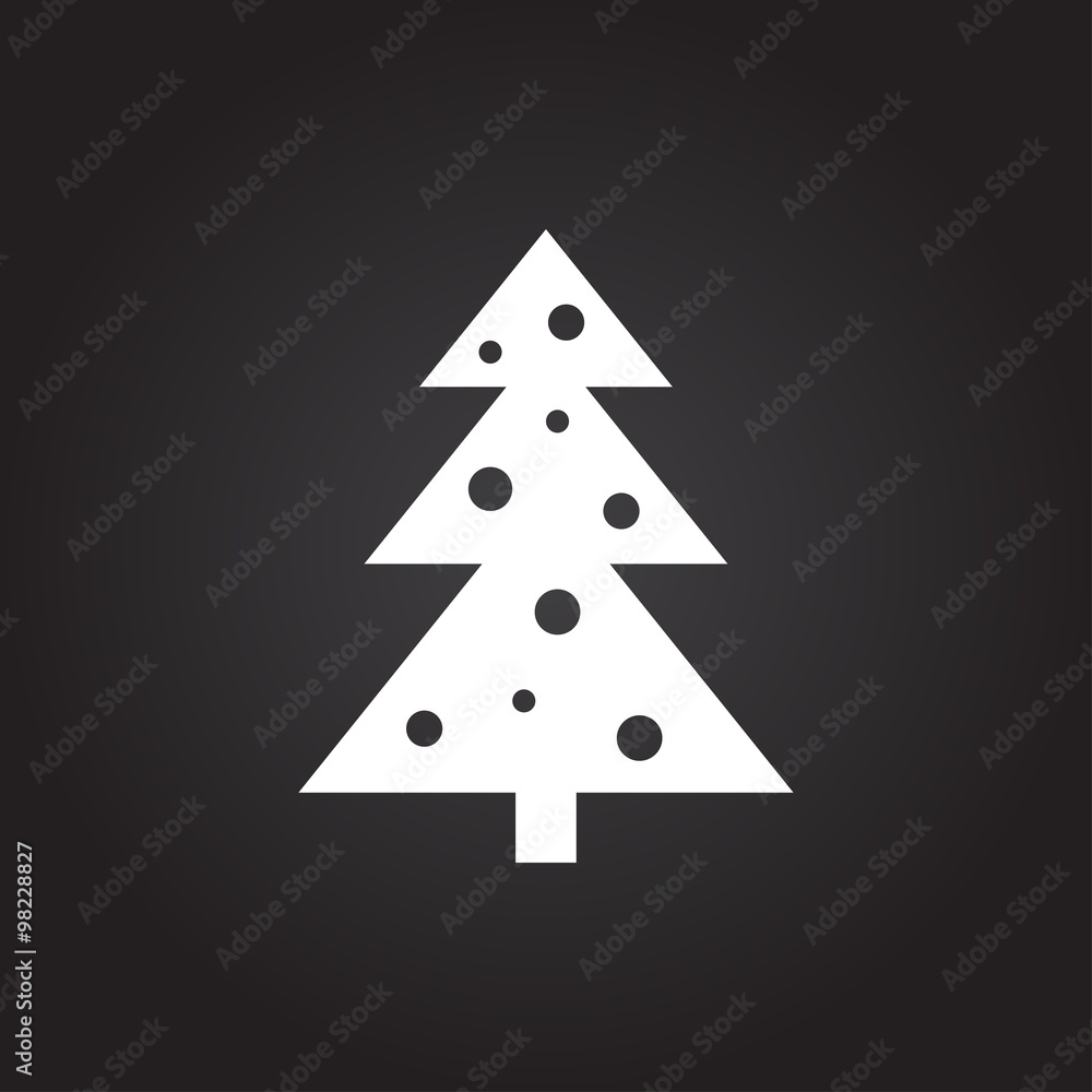 Fototapeta premium Vector christmas icon.