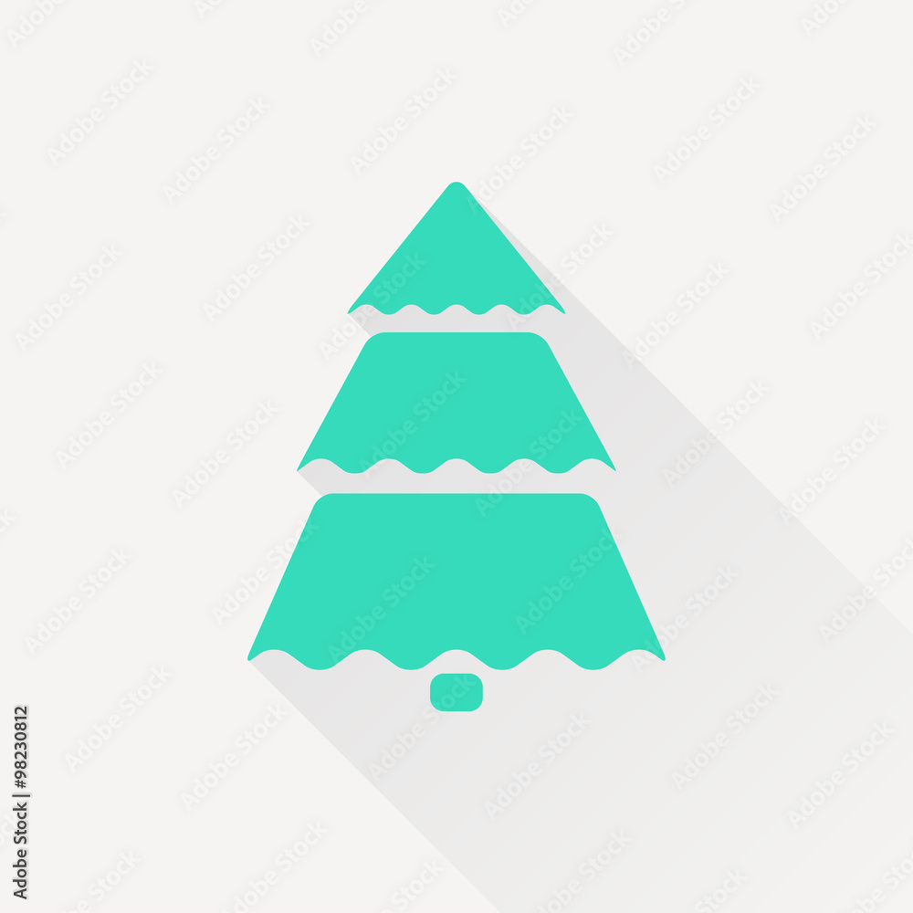 Vector christmas icon. Vector christmas icon.
