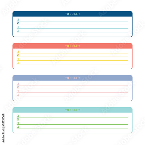 To do lists with check boxes. Can be used also for shopping lists, wish lists.
