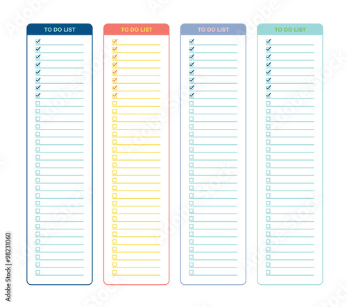 To do lists with check boxes. Can be used also for shopping lists, wish lists.