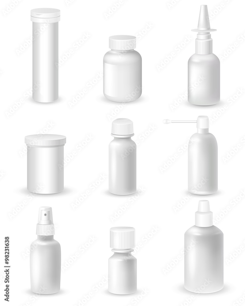 Medicine Bottles Set Medicine Bottles Set