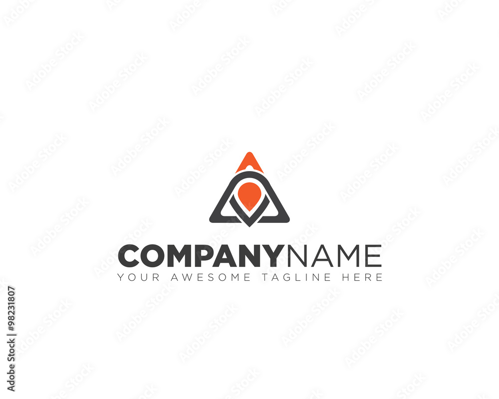 Abstract network logo Abstract network logo