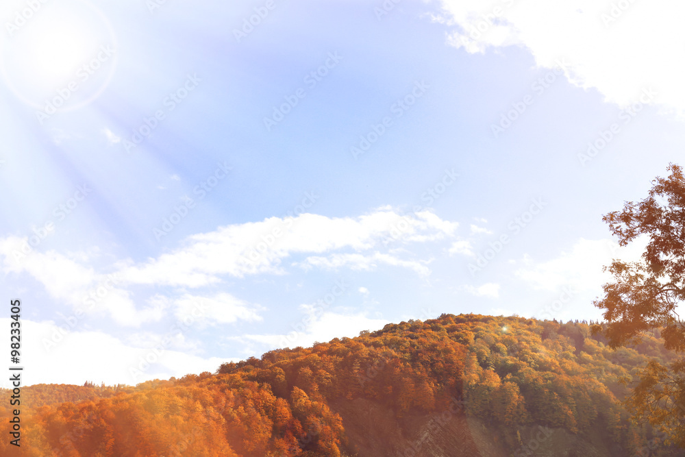 Fototapeta premium Mountains in the Autumn