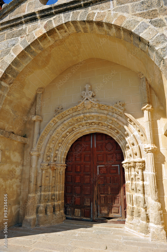 Fototapeta premium Iglesia Nuestra Señora de la Asunción, Cuacos de Yuste, Provincia de Cáceres, España