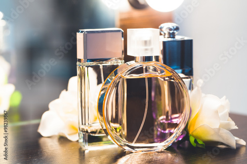 Perfume bottles photo