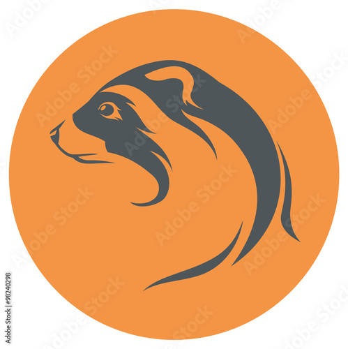 Ferret icon and silhouette.