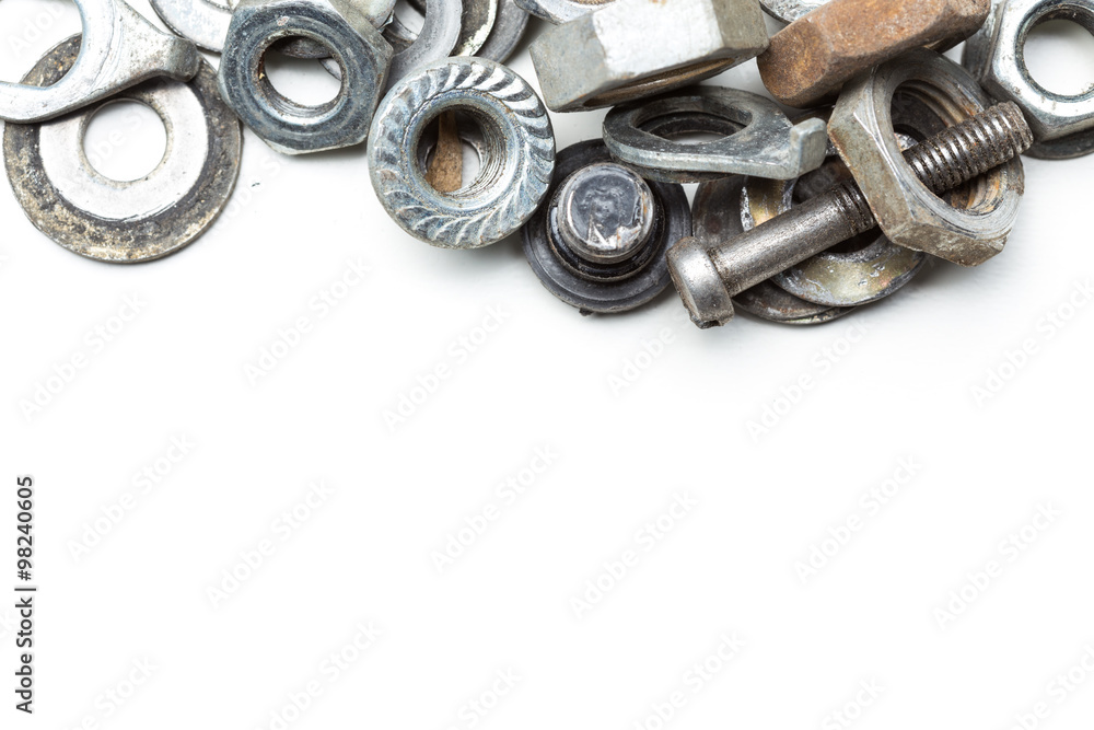 Obraz premium bolts, screws, nuts