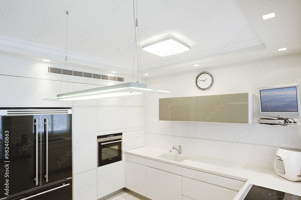New kitchen in a modern home New kitchen in a modern home