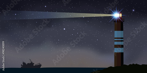 Phare_Ciel Etoiles-Bateau