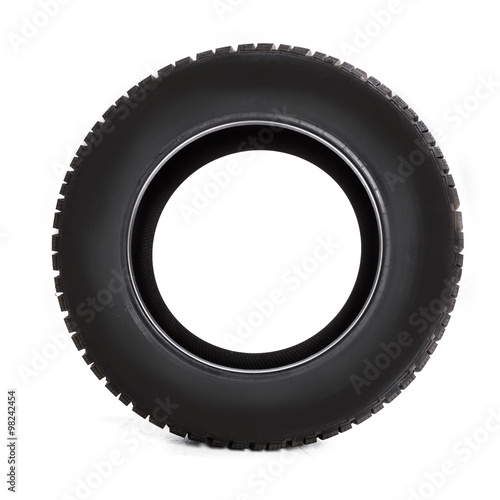 Winter tires isolated