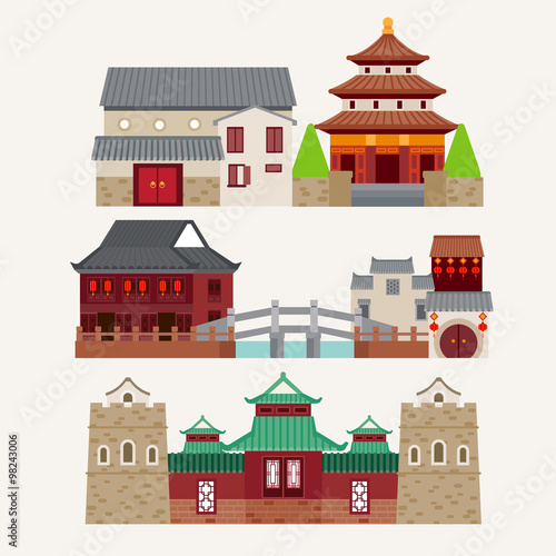 Vector of Chinatown