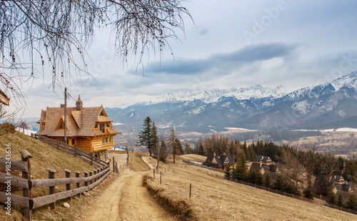 Mountain ski village, Zakopane, Poland