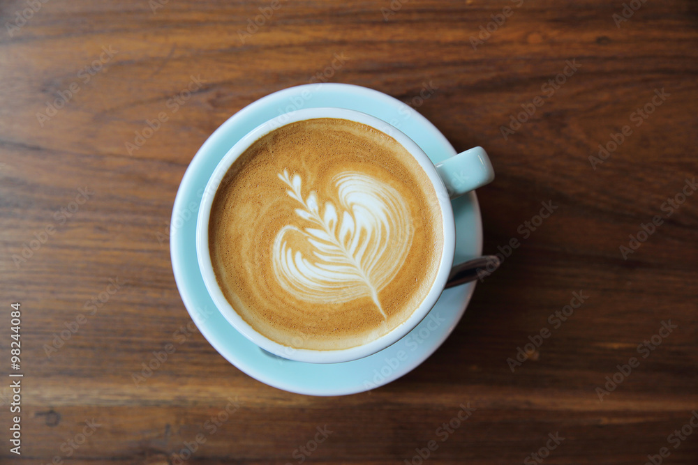 Obraz premium coffee on wood background