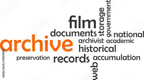 word cloud - archive