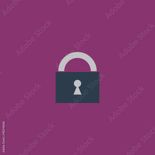 Vector padlock icon