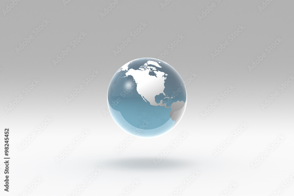 Earth, World Globe, North America
